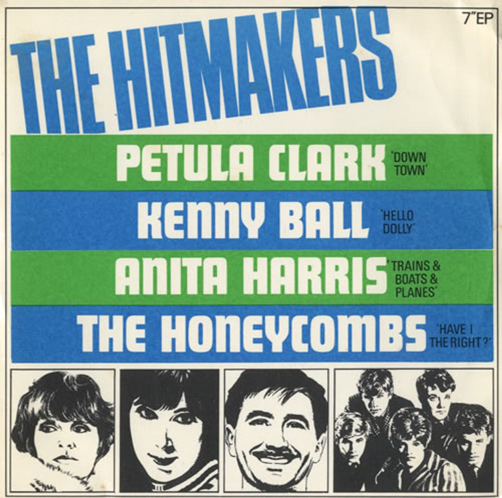 Various-60s & 70s The Hitmakers EP UK 7" vinyl single (7 inch record / 45) NEP34100