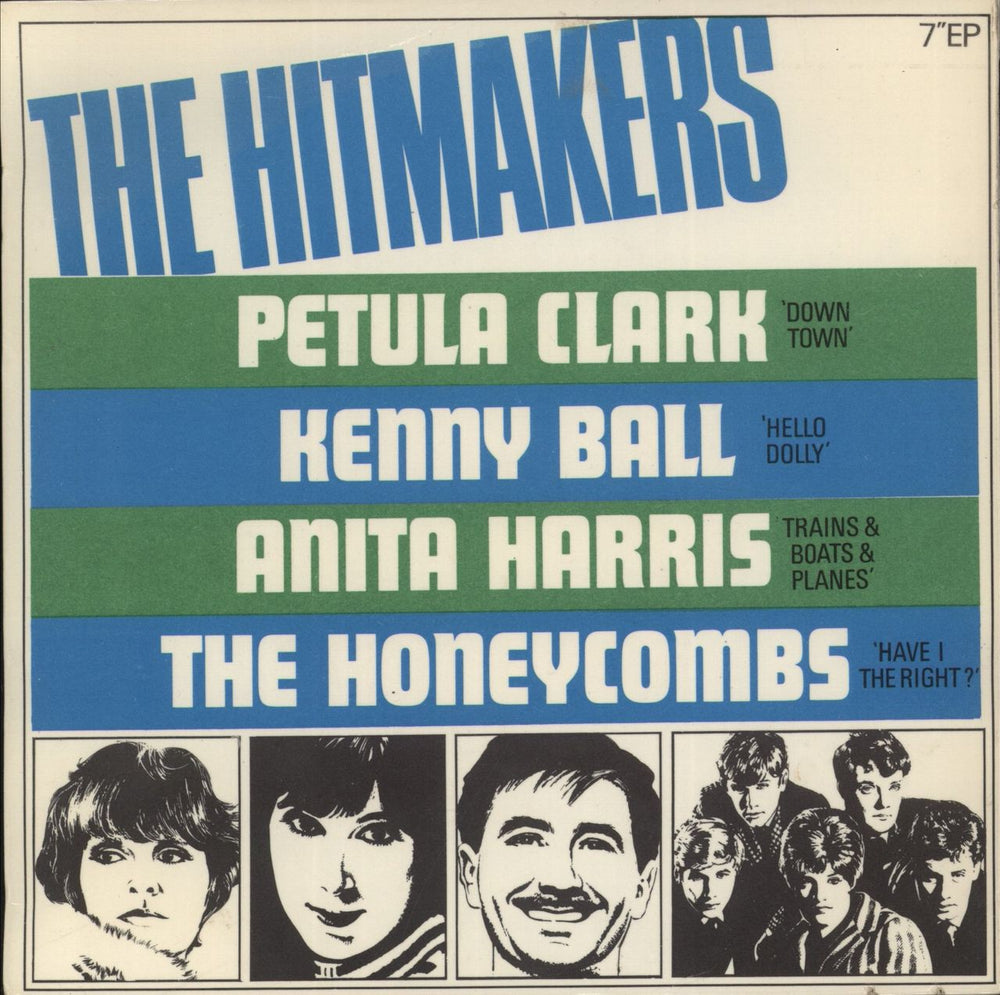 Various-60s & 70s The Hitmakers EP UK 7" vinyl single (7 inch record / 45) NEP34100