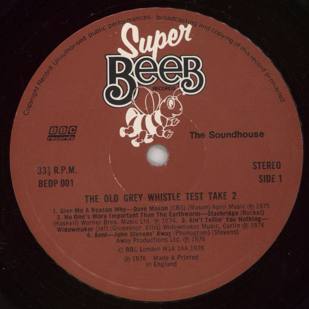 Various-60s & 70s The Old Grey Whistle Test - Take Two UK 2-LP vinyl record set (Double LP Album) SVA2LTH565017