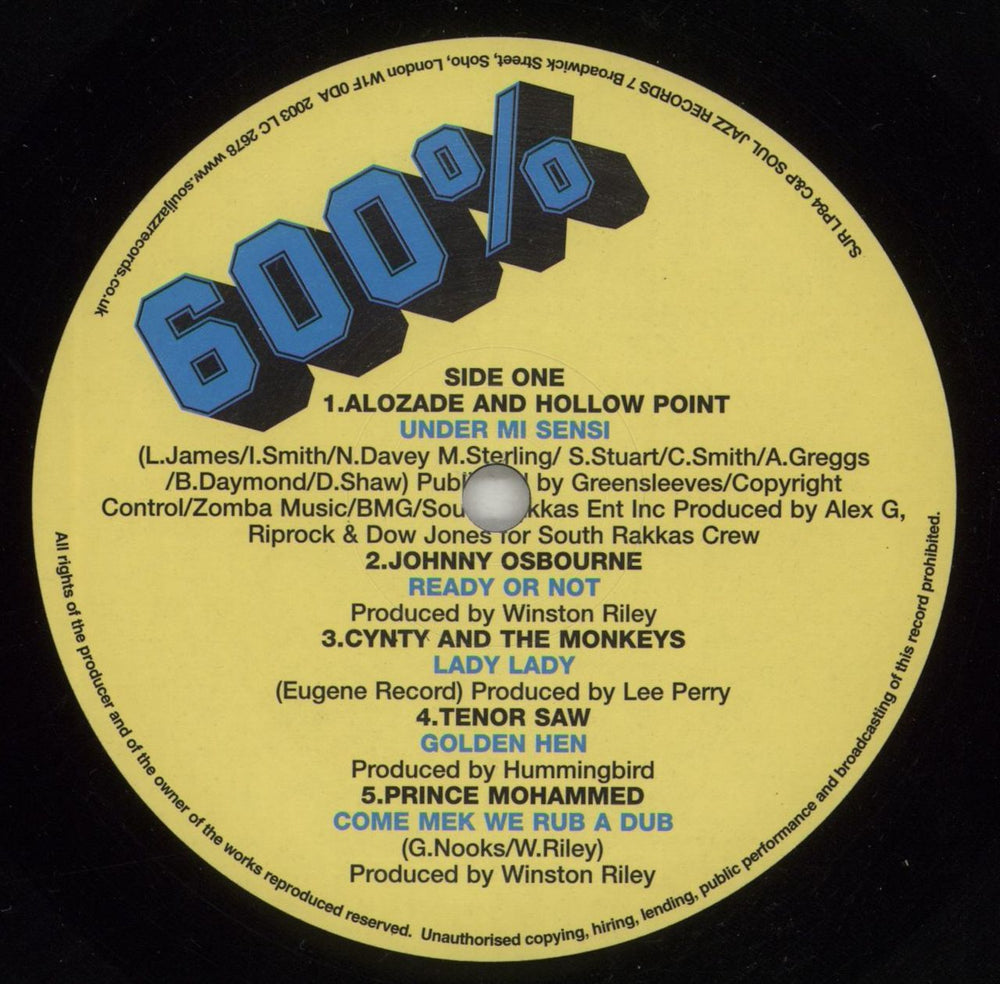 Various Artists 600% Dynamite ! UK 2-LP vinyl record set (Double LP Album) VAR2LDY870452