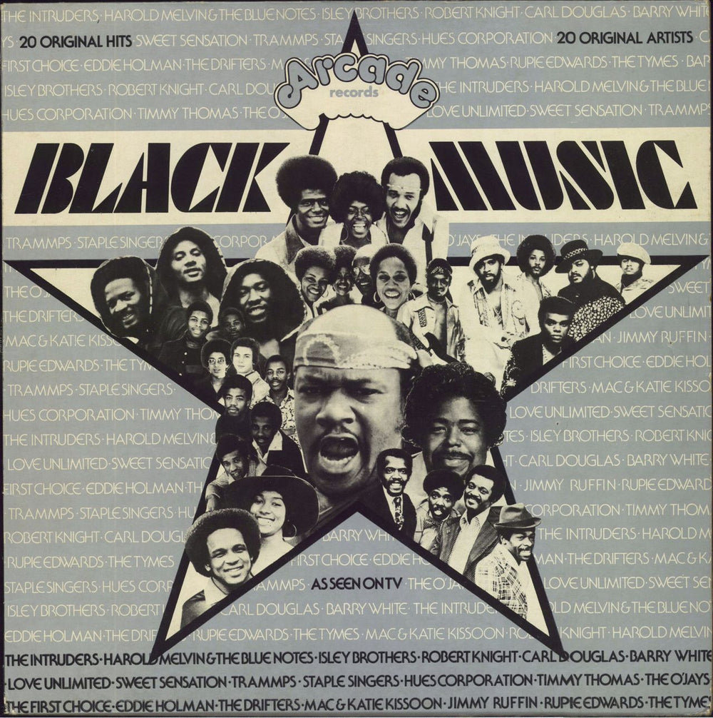 Various Artists Black Music UK vinyl LP album (LP record) ADEP15