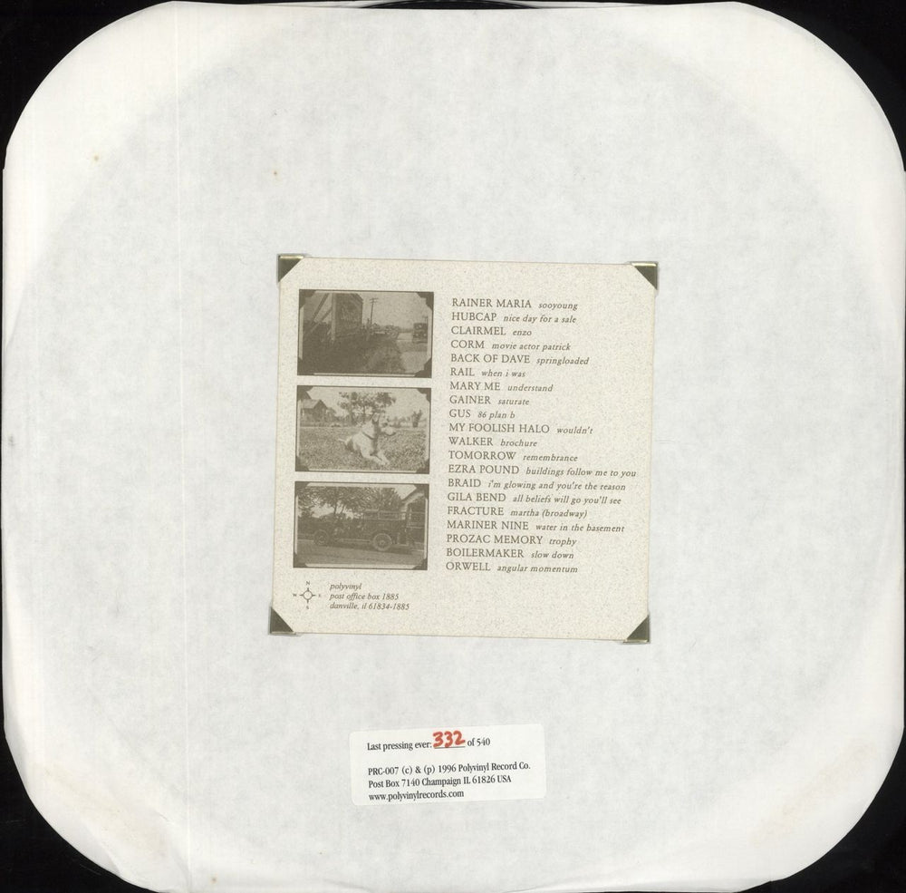 Various Artists Direction US vinyl LP album (LP record)