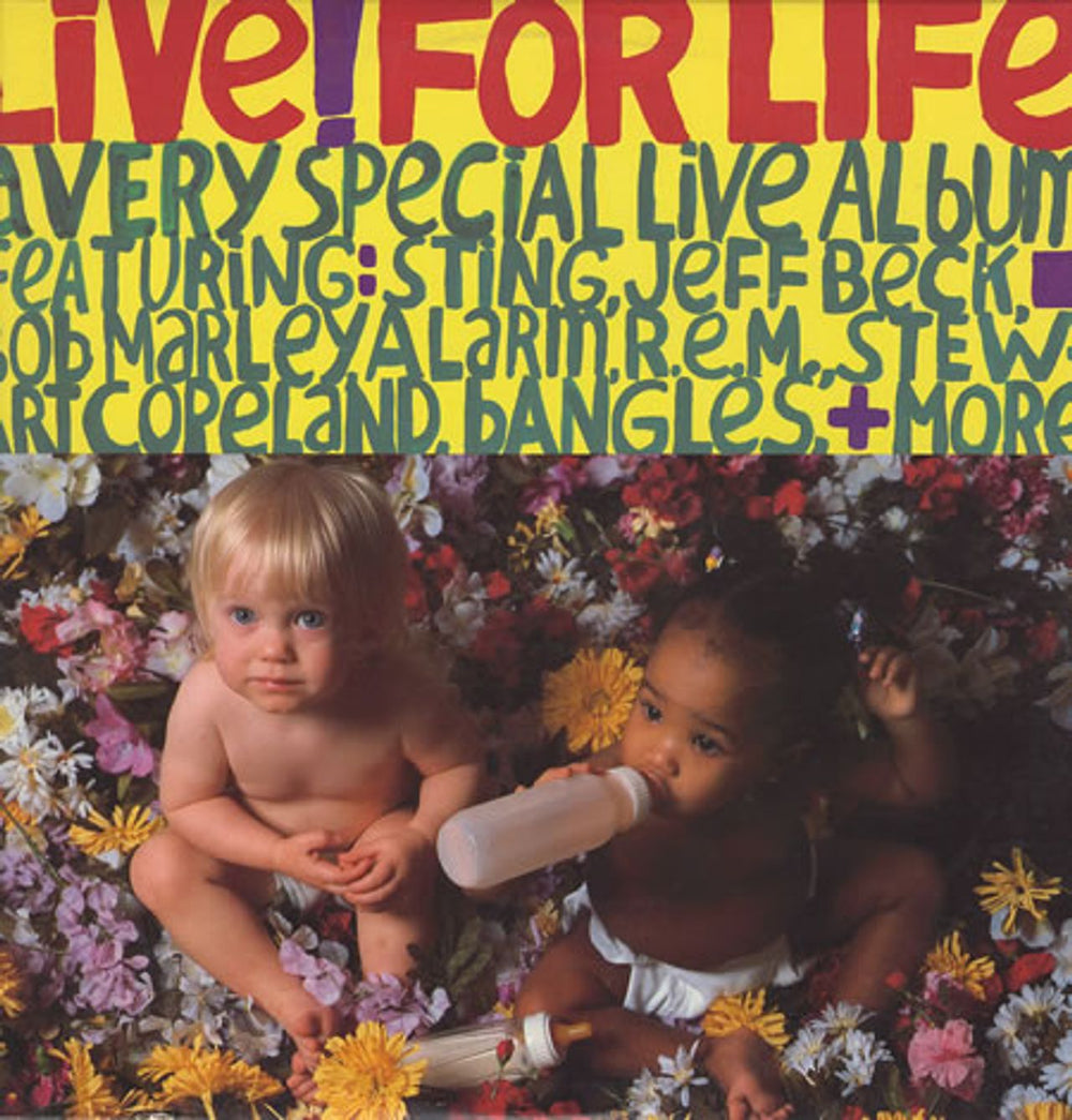 Various Artists Live! For Live US vinyl LP album (LP record) IRS-5731