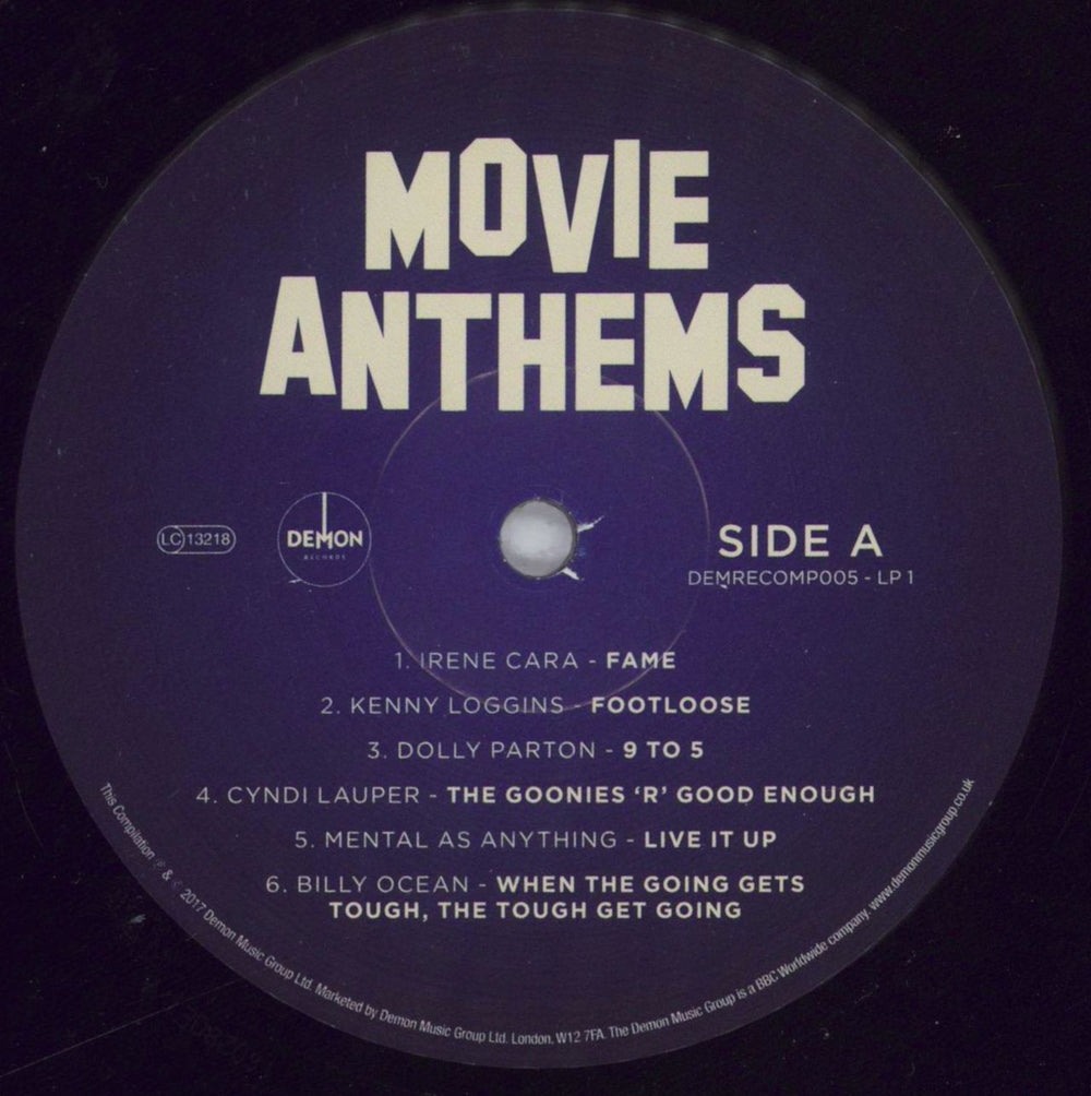 Various Artists Movie Anthems UK 2-LP vinyl record set (Double LP Album) VAR2LMO832956