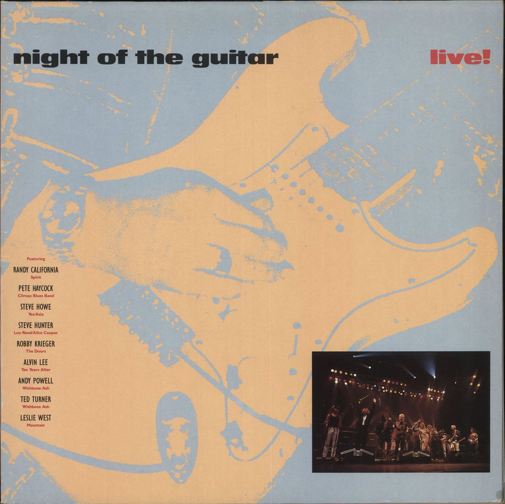 Various Artists Night Of The Guitar Live! UK 2-LP vinyl record set (Double LP Album) EIRSDA1005