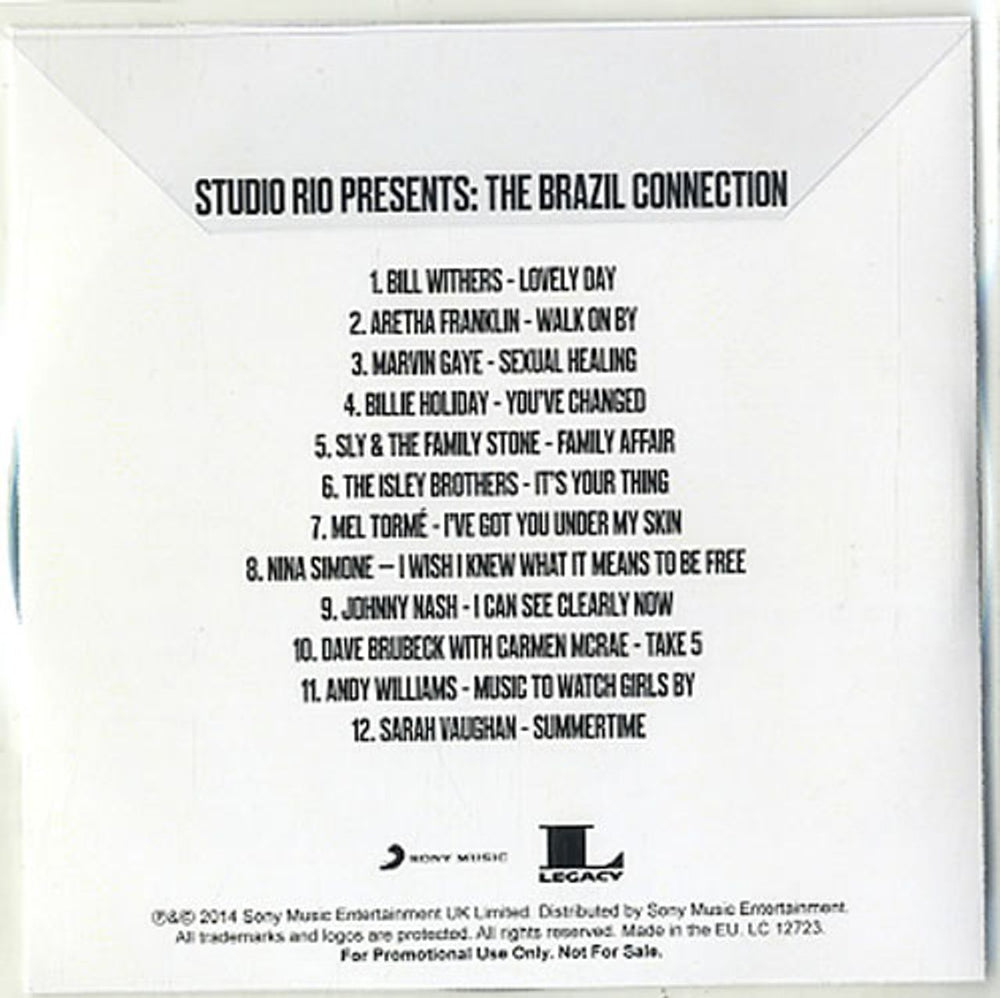 Various Artists The Brazil Connection UK Promo CD-R acetate VARCRTH607488