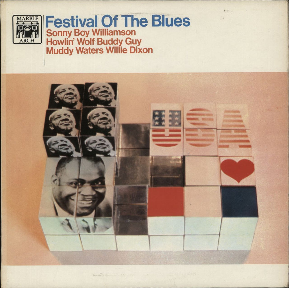 Various-Blues & Gospel Festival Of The Blues UK vinyl LP album (LP record) MAL724