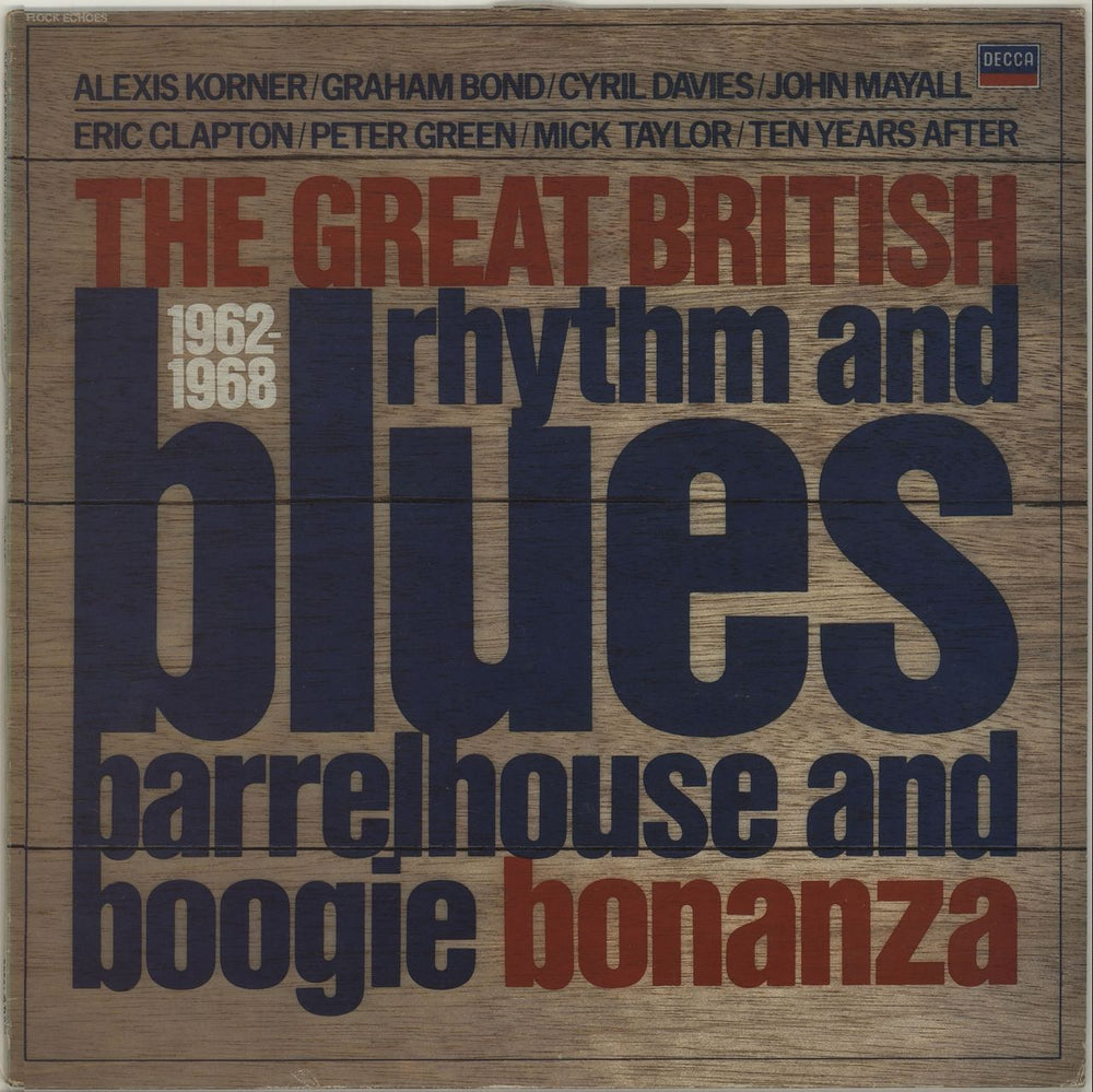 Various-Blues & Gospel Great British Rhythm And Blues Barrelhouse & Boogie Bonanza UK vinyl LP album (LP record) TAB54