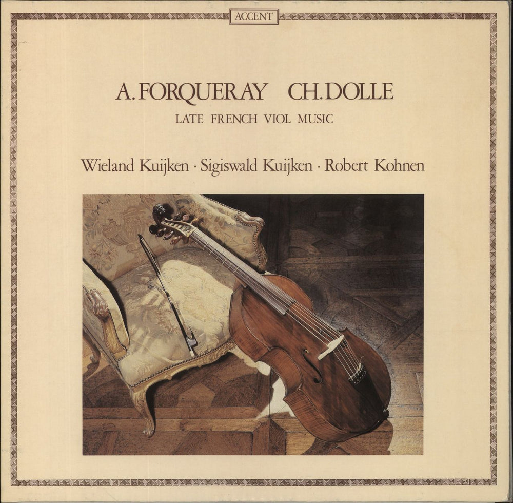 Various-Classical & Orchestral Late French Viol Music Belgian vinyl LP album (LP record) ACC7808