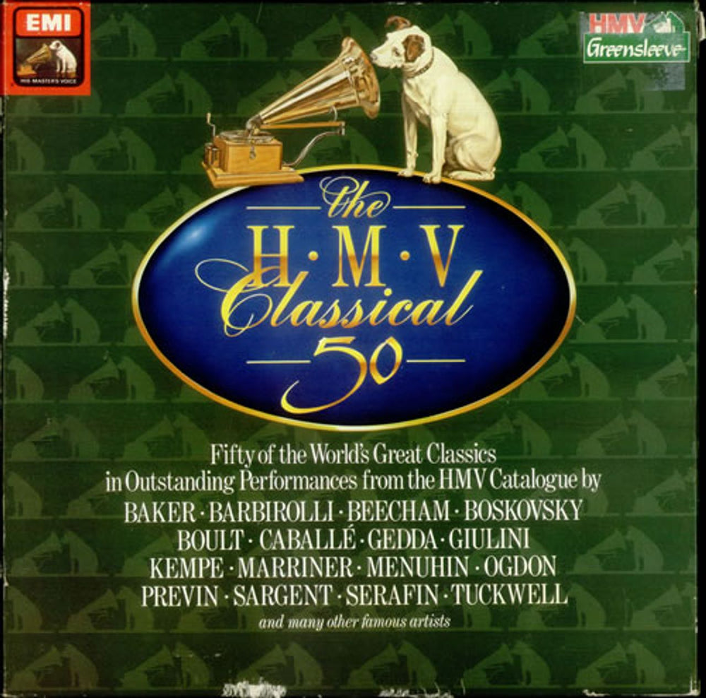 Various-Classical & Orchestral The HMV Classical 50 UK 5-LP vinyl album record set SLS1545803