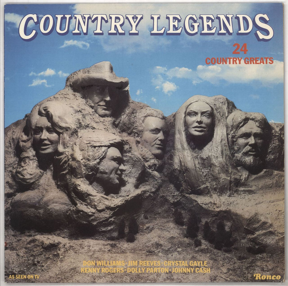 Various-Country Country Legends UK vinyl LP album (LP record) RTL2050