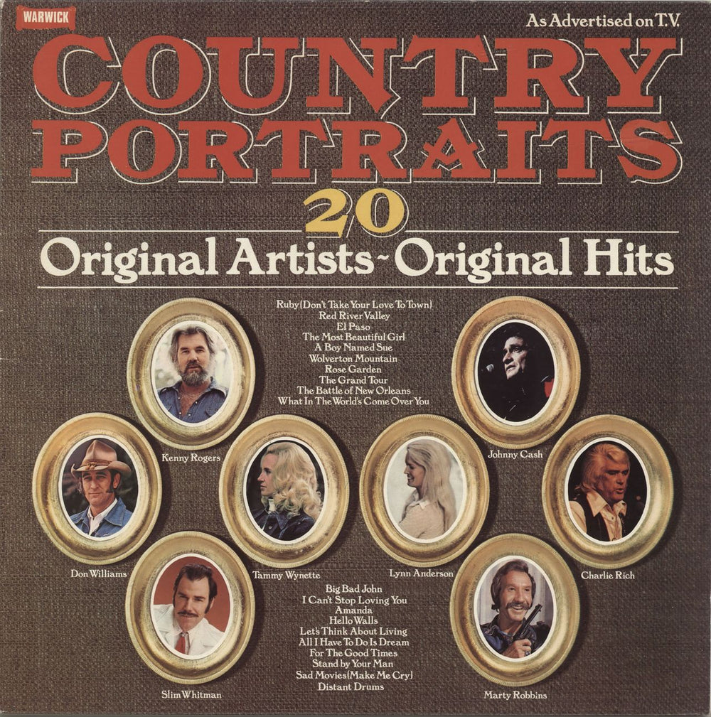 Various-Country Country Portraits UK vinyl LP album (LP record) WW5057