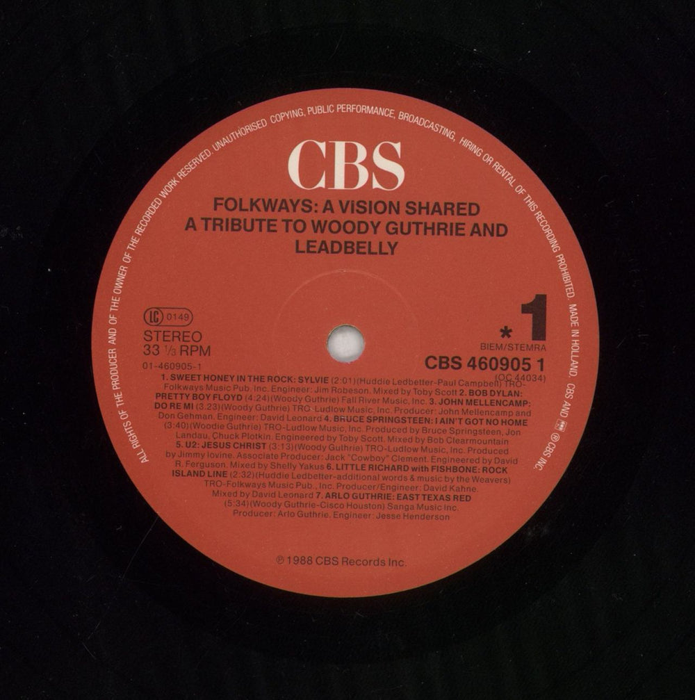 Various-Country Folkways: A Vision Shared - Stickered sleeve UK vinyl LP album (LP record) CVALPFO272475