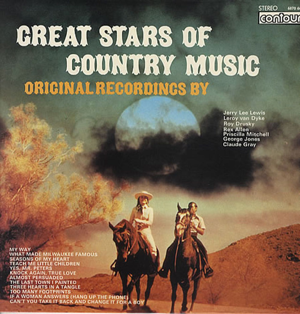 Various-Country Great Stars Of Country Music UK vinyl LP album (LP record) 6870600