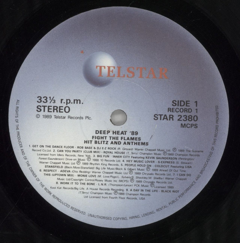 Various-Dance Deep Heat 89 UK 2-LP vinyl record set (Double LP Album) D.V2LDE558615