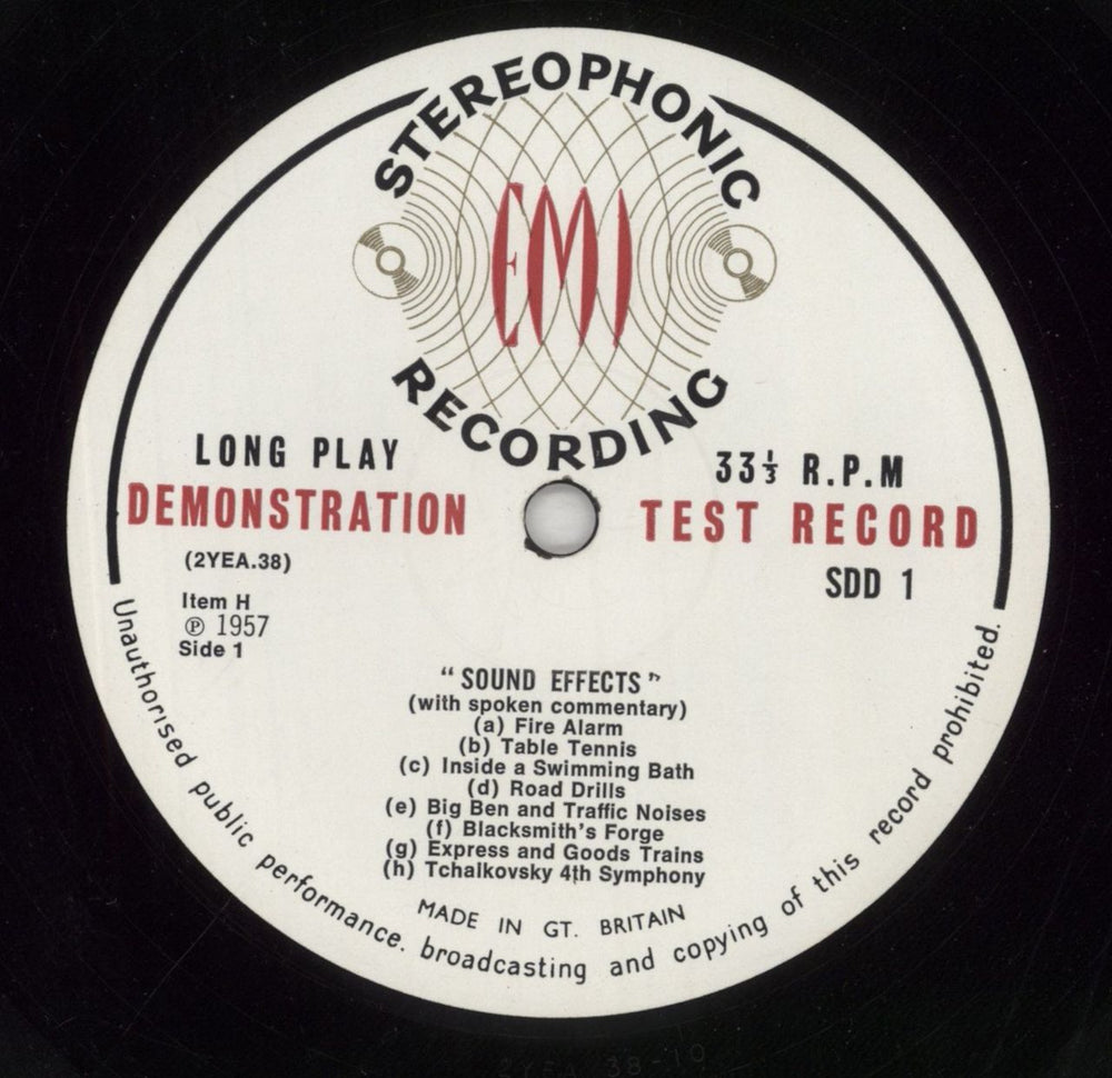 Various-Educational, Informational & Historical E.M.I Stereophonic Recording Demonstration Test Record UK vinyl LP album (LP record) VBZLPEM850449
