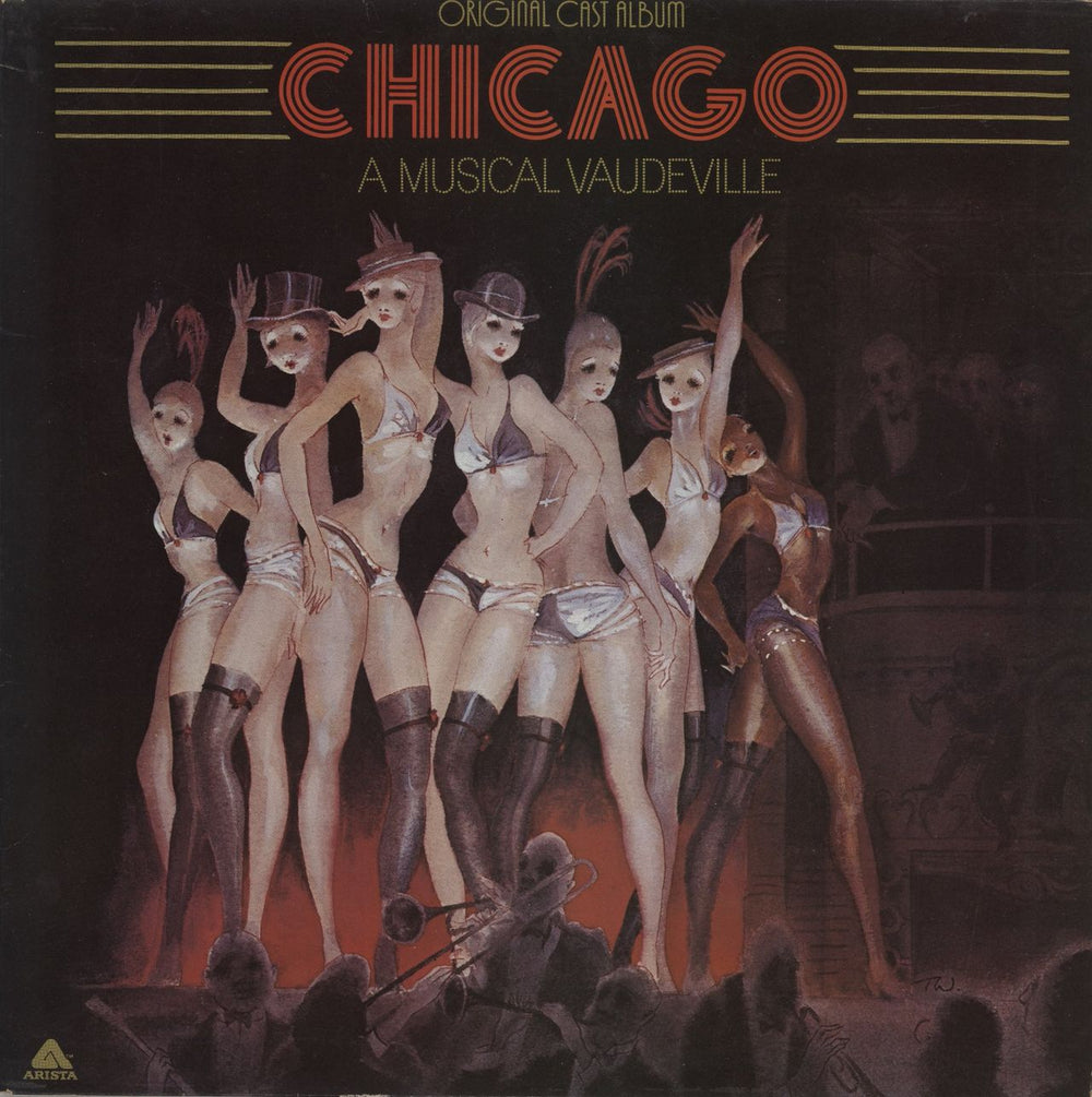 Various-Film, Radio, Theatre & TV Chicago Original Cast Album UK vinyl LP album (LP record) SPART1090