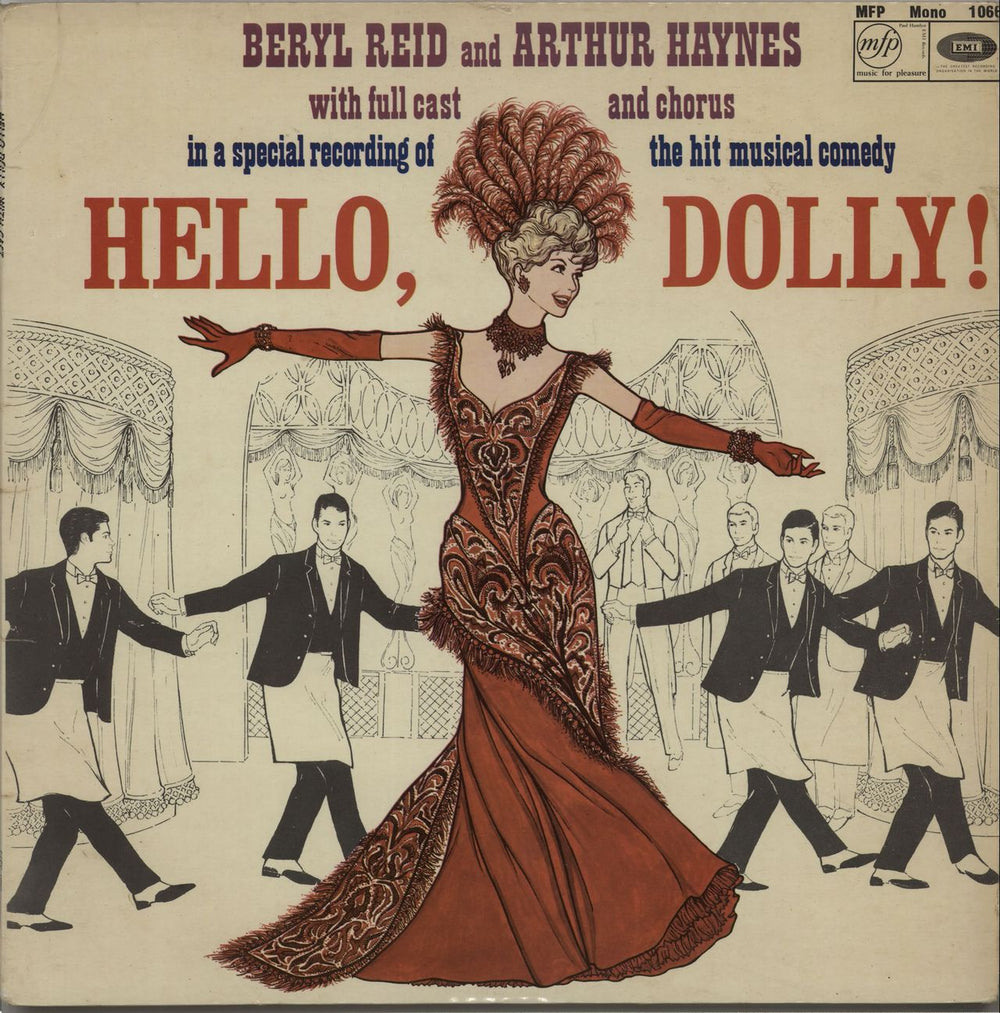 Various-Film, Radio, Theatre & TV Hello, Dolly! UK vinyl LP album (LP record) MFP1066