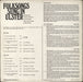 Various-Folk Folksongs Sung In Ulster - Volume 2 UK vinyl LP album (LP record)
