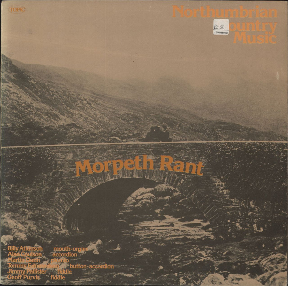 Various-Folk Morpeth Rant UK vinyl LP album (LP record) 12TS267