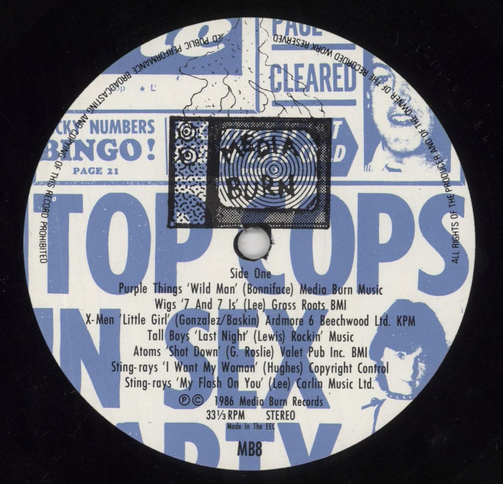 Various-Garage Psych Meltdown On Media Burn UK vinyl LP album (LP record) 7I7LPME854786