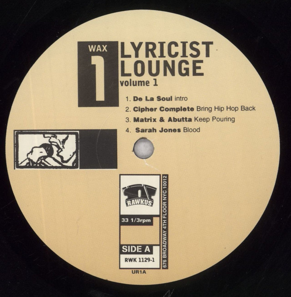 Various-Hip Hop & Rap Lyricist Lounge Volume One US 4-LP vinyl album record set VB64LLY846141