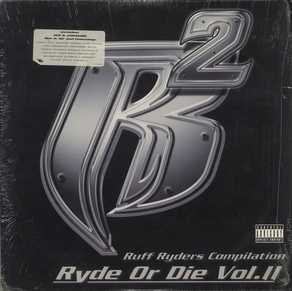 Various-Hip Hop & Rap Ryde Or Die Vol. II - Open Shrink US 2-LP vinyl record set (Double LP Album) 0694906251