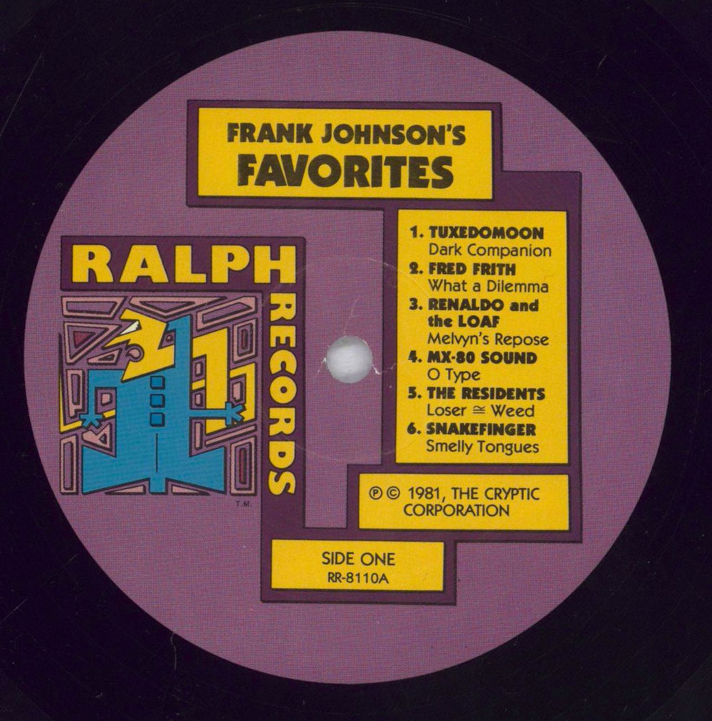 Various-Indie Frank Johnson's Favorites US vinyl LP album (LP record) I-VLPFR833808