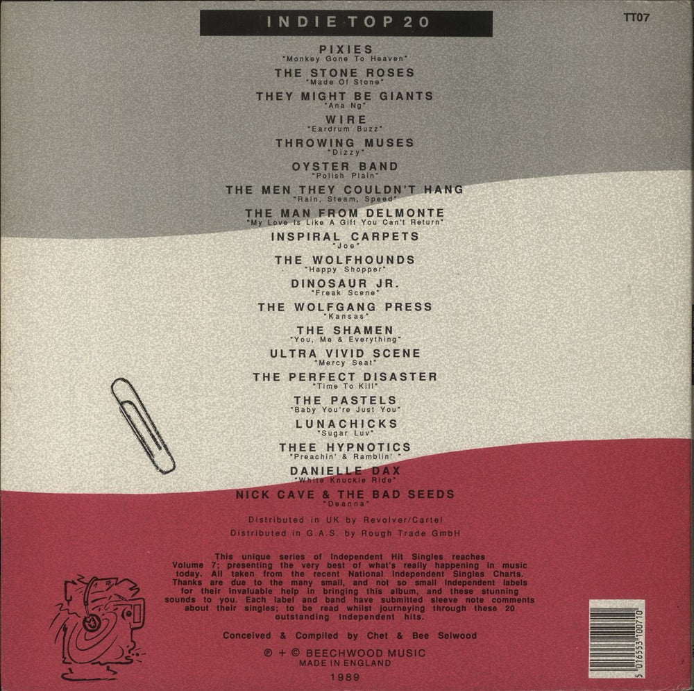 Various-Indie Indie Top 20 Vol. VII UK 2-LP vinyl record set (Double LP Album) 5016553100710