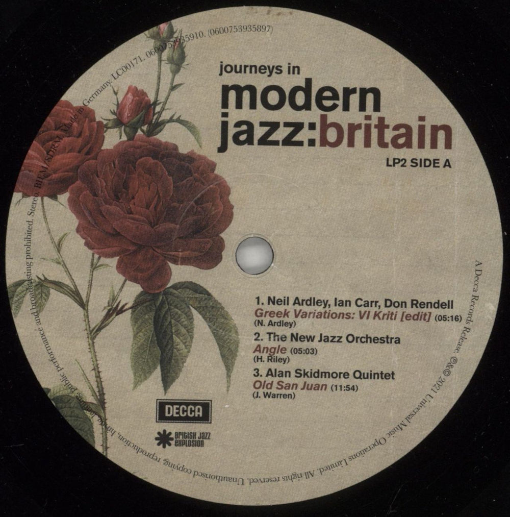 Various-Jazz Journeys In Modern Jazz: Britain UK 2-LP vinyl record set (Double LP Album) V-J2LJO868533