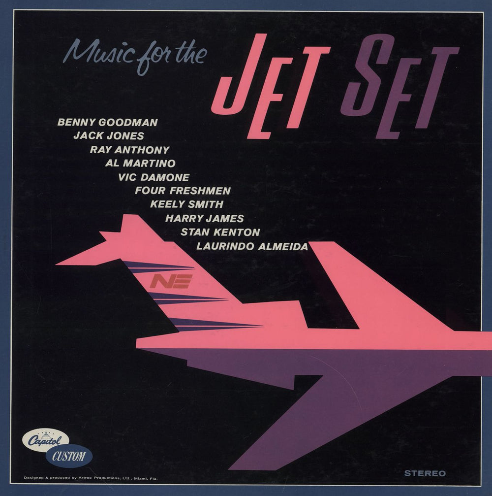 Various-Jazz Music For the Jet Set US Promo vinyl LP album (LP record) CA-1S/2S