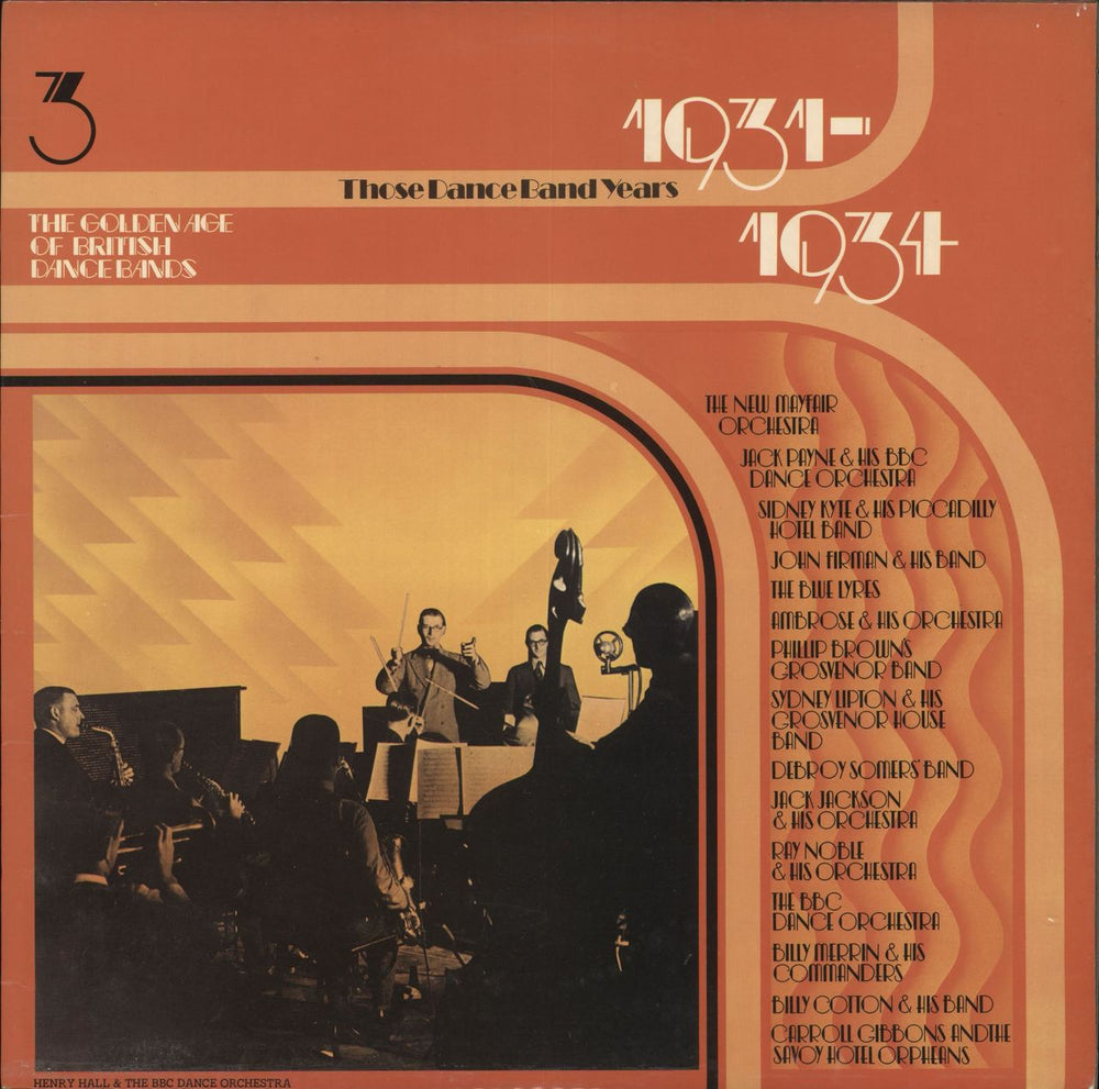 Various-Jazz The Golden Age Of British Dance Bands 1931-1934 UK vinyl LP album (LP record) SM323