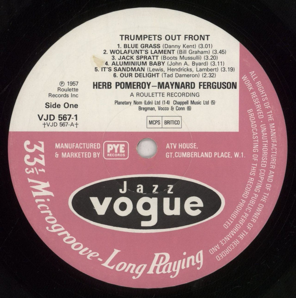 Various-Jazz Trumpets Out Front UK 2-LP vinyl record set (Double LP Album) V-J2LTR470999