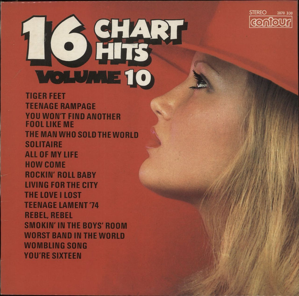 Various-Pop 16 Chart Hits Volume 10 UK vinyl LP album (LP record) 2870330