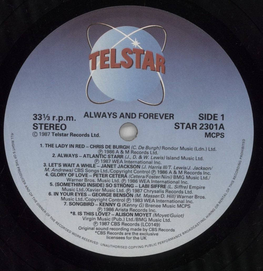 Various-Pop Always And Forever - The Love Album UK vinyl LP album (LP record) 7VALPAL285306