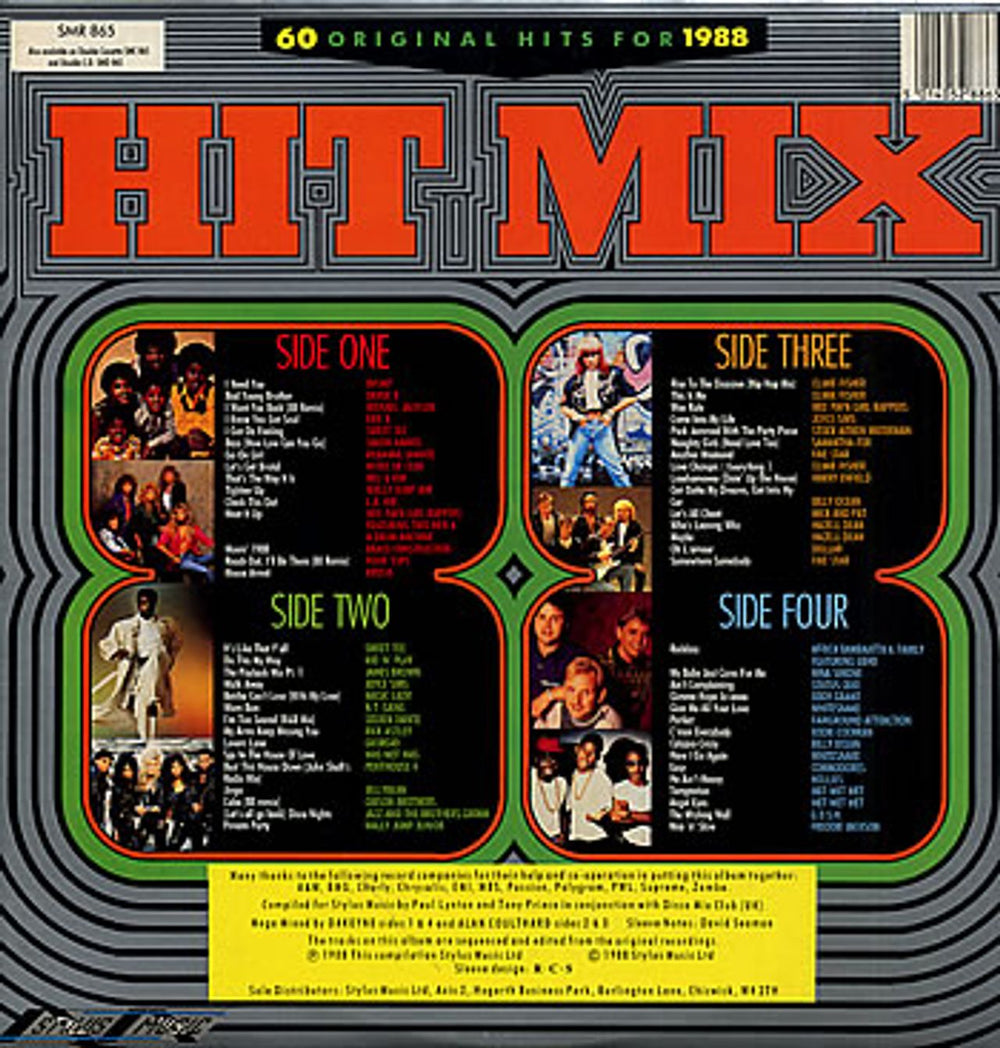 Various-Pop Hit Mix 88 UK 2-LP vinyl record set (Double LP Album) 7VA2LHI304393