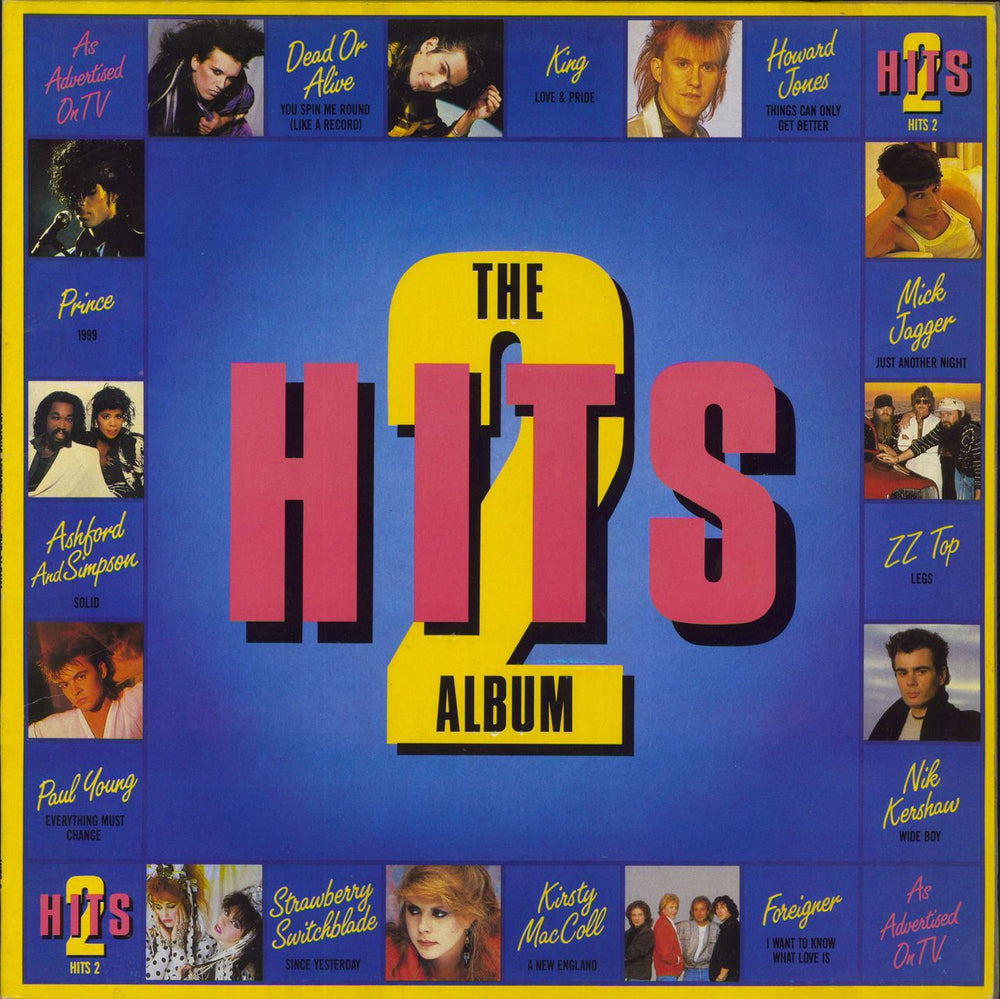 Various-Pop Hits 2 The Album UK 2-LP vinyl record set (Double LP Album) HITS2