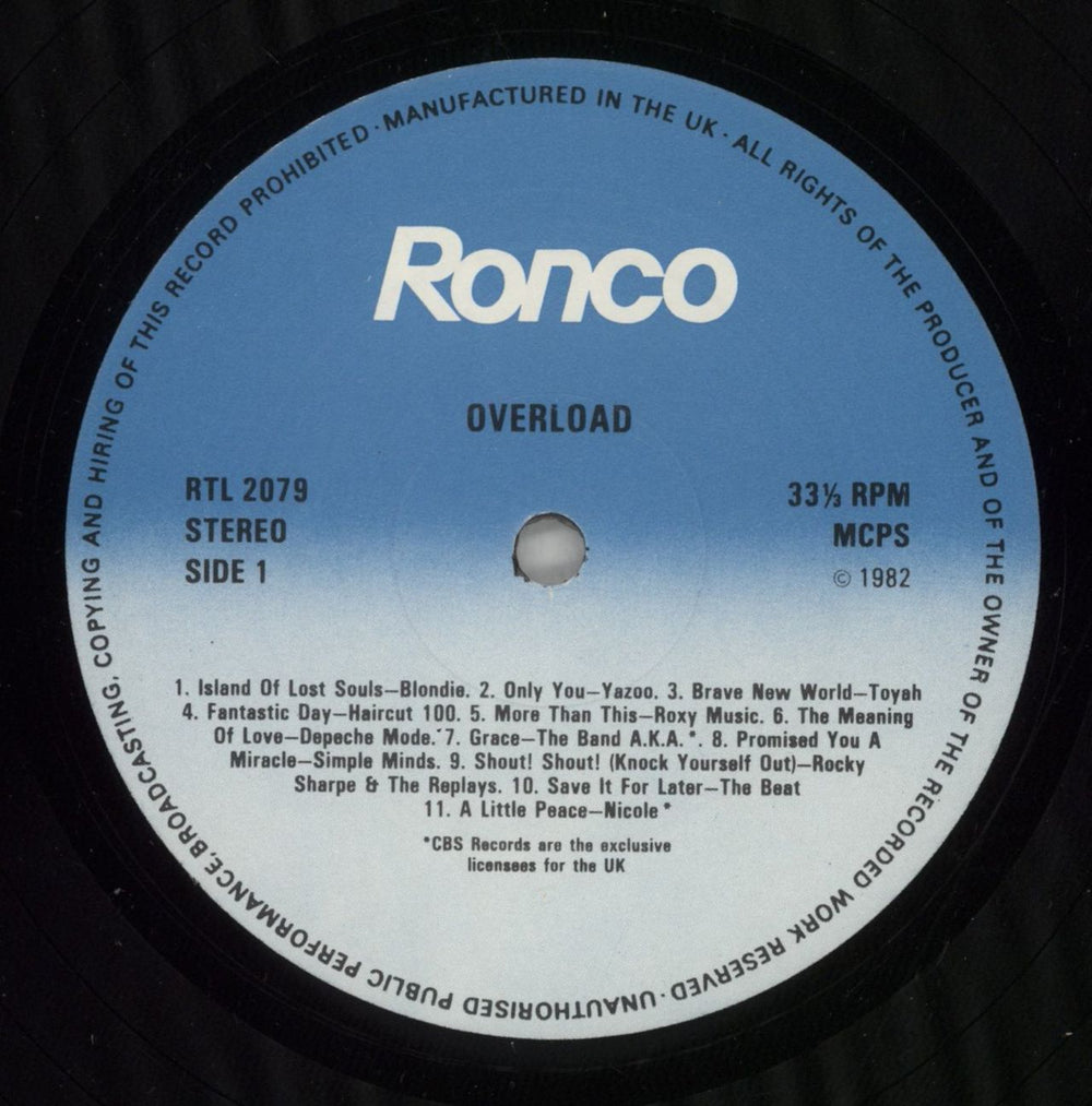 Various-Pop Overload UK vinyl LP album (LP record) 7VALPOV663965