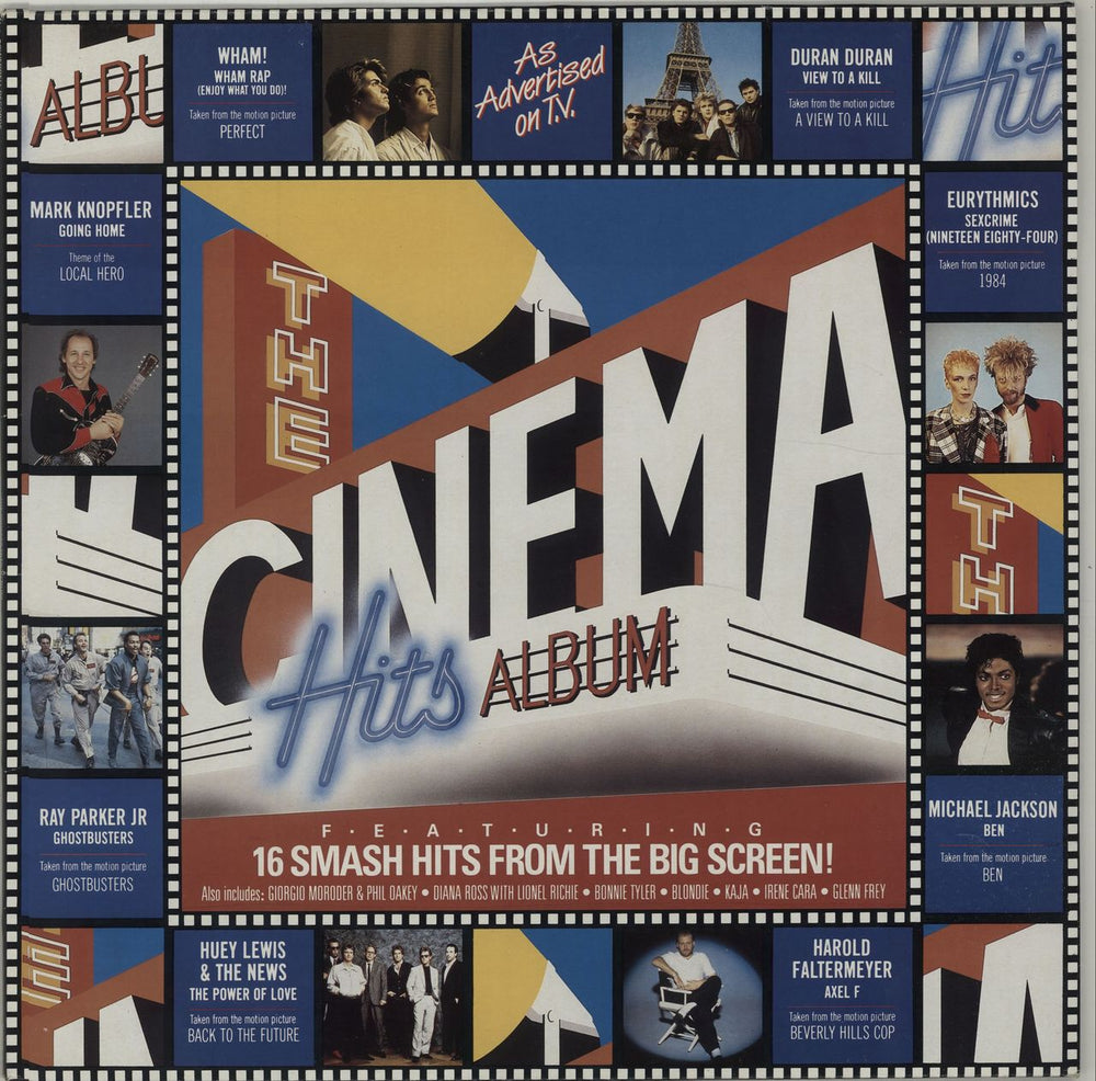 Various-Pop The Cinema Hits Album UK vinyl LP album (LP record) TVLP9