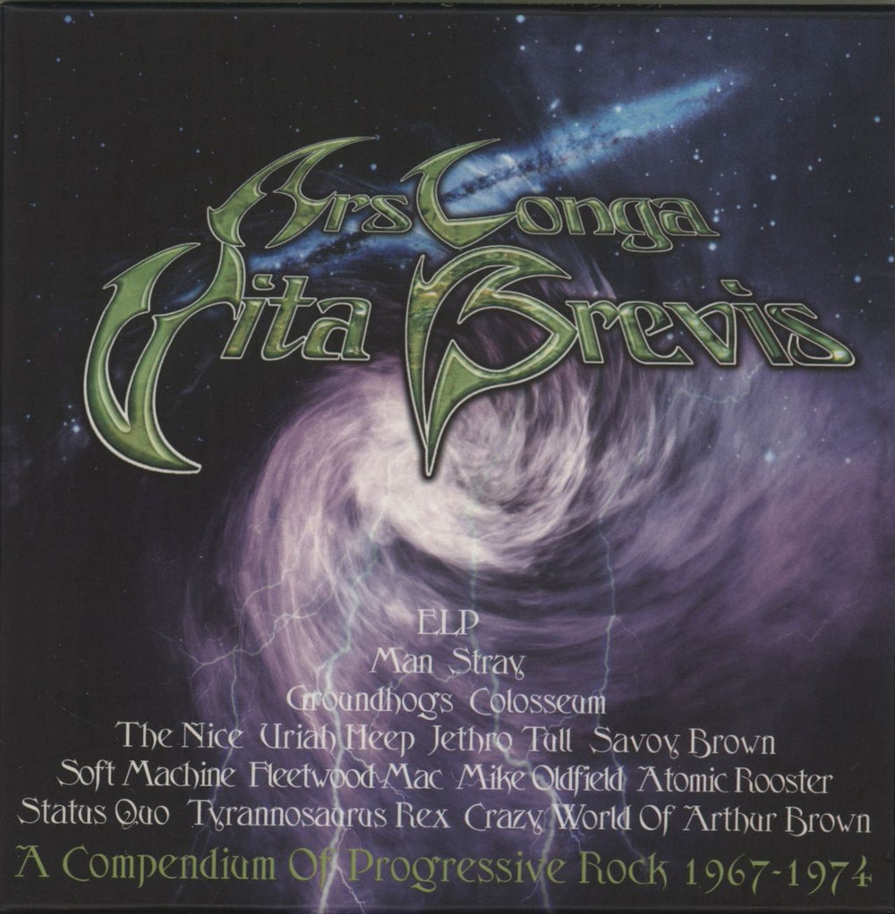 Various-Prog & Psych Ars Longa Vita Brevis - A Compendium Of Progressive Rock 1967-1974 UK CD Album Box Set CMETD727