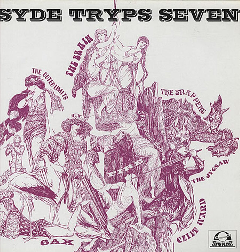 Various-Prog & Psych Syde Tryps Seven UK vinyl LP album (LP record) TP052