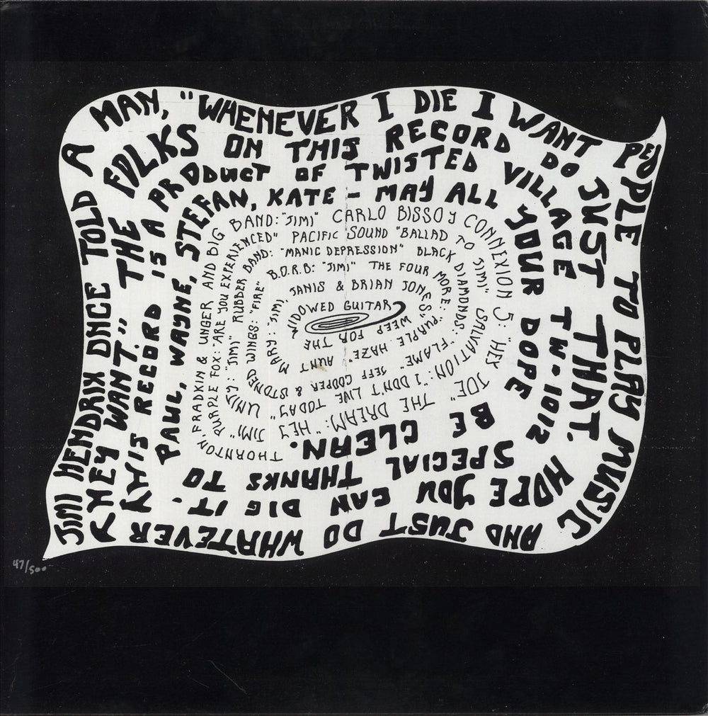 Various-Prog & Psych The Stars That Play With Dead Jimi's Dice US vinyl LP album (LP record)