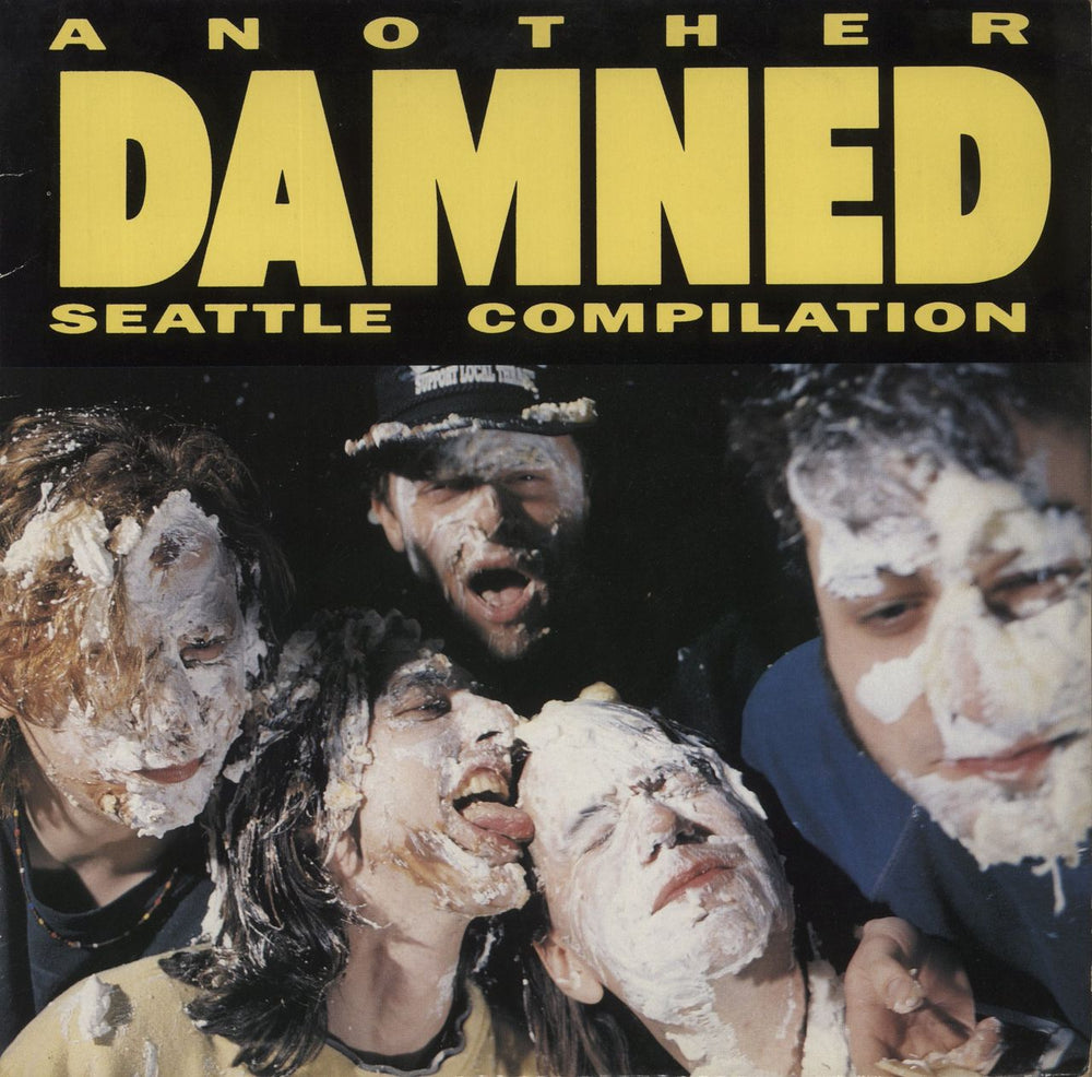 Various-Punk & New Wave Another Damned Seattle Compilation - Yellow Vinyl + 7" UK vinyl LP album (LP record) DBHG002-1