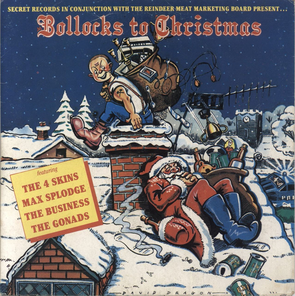 Various-Punk & New Wave Bollocks To Christmas UK 7" vinyl single (7 inch record / 45) SHH126