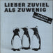 Various-Punk & New Wave Lieber Zuviel Als Zuwenig (ZickZack Sommerhits 81) German vinyl LP album (LP record) ZZ45