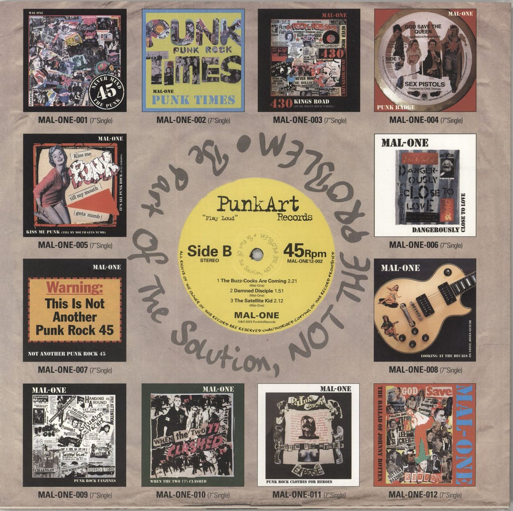 Various-Punk & New Wave Punk Rock Pictures On My Wall (Punk Rock Bedroom) + Art Print UK 12" vinyl single (12 inch record / Maxi-single)