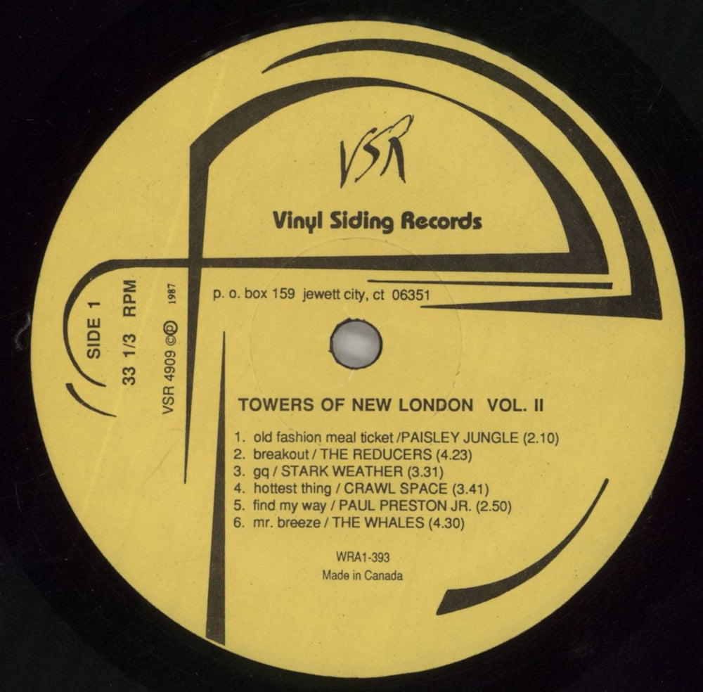 Various-Punk & New Wave The Towers Of New London Vol. II - Music From Ground Zero US vinyl LP album (LP record) PVALPTH860760