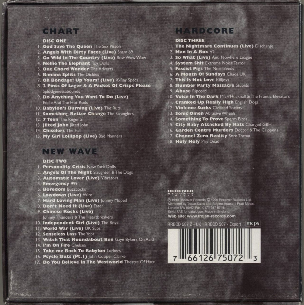 Various-Punk & New Wave The Ultimate Punk Box Set UK CD Album Box Set 766126750723