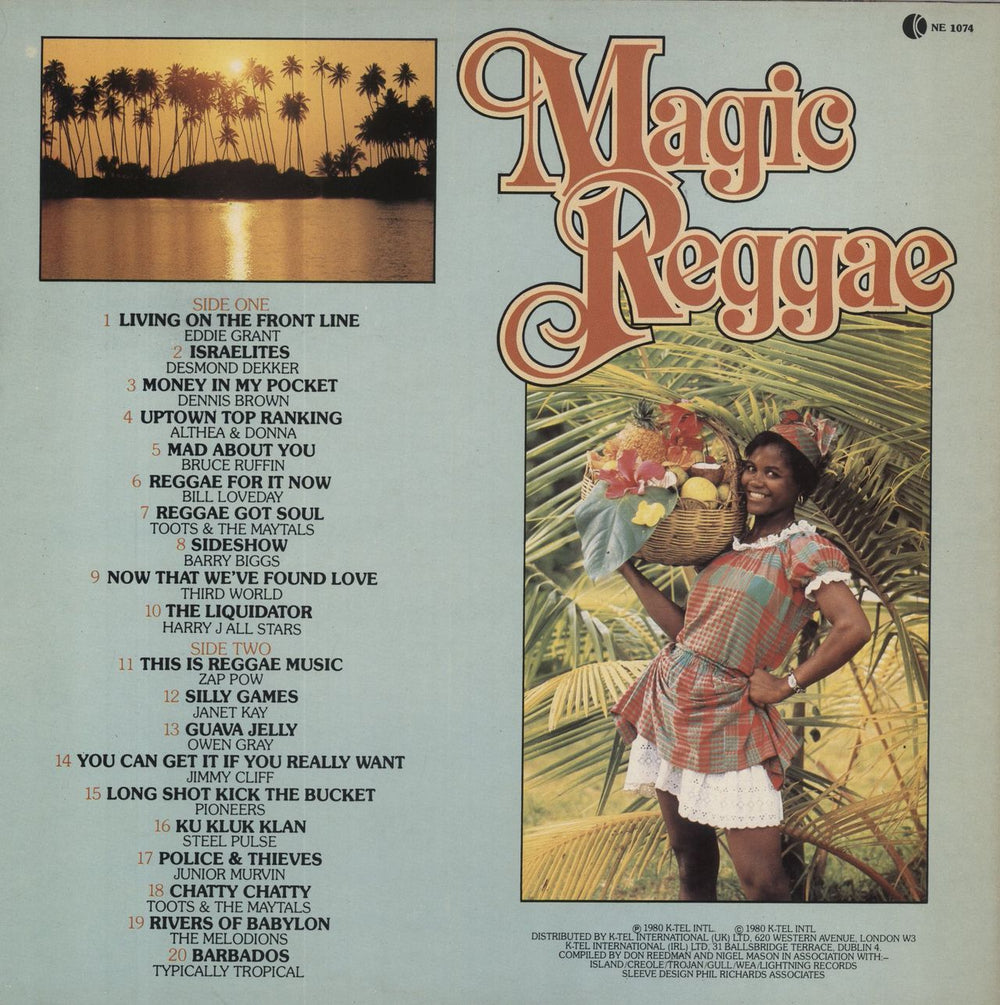 Various-Reggae & Ska Magic Reggae UK vinyl LP album (LP record)