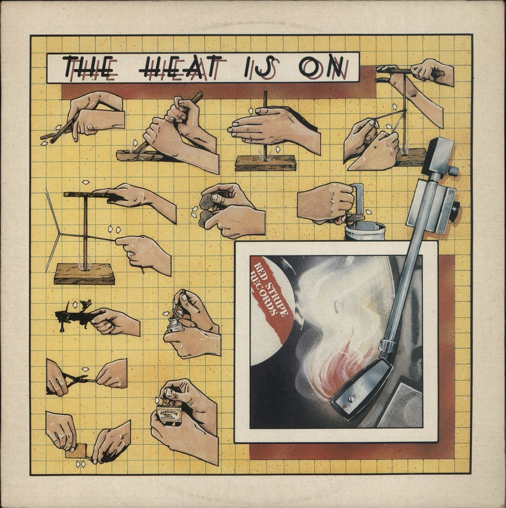 Various-Reggae & Ska The Heat Is On UK vinyl LP album (LP record) SNTF856